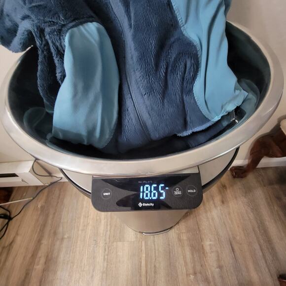 Columbia Blue Aqua Plush Fleece Zip Jacket Women’s Small Soft Warm Cozy Layer - Picture 12 of 12